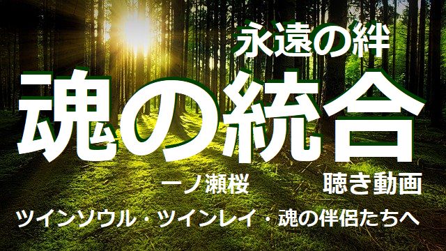 魂の統合 魂の伴侶・ツインが統合へと進む前に、人生を終わらせてしまった際について